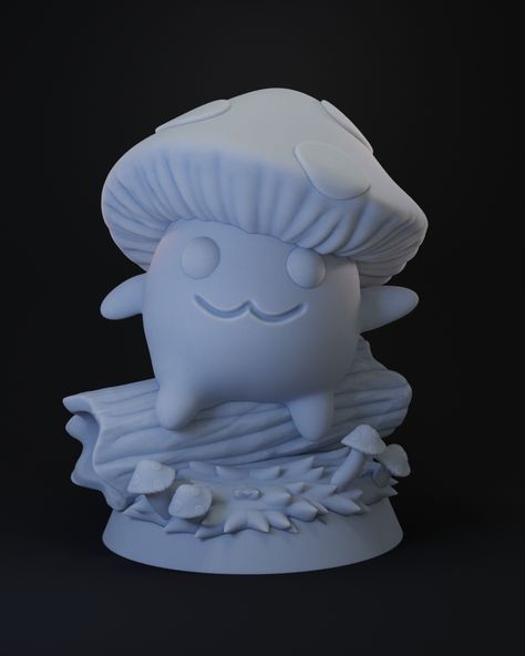 Free STL file Mushroom Baby RPG Miniature 🍄・3D printer model to download・Cults 3d Printer Miniatures, 3d Printed Mushroom, 3d Printing Stl Files, Stl Files 3d Printing Free, Free Stl Files 3d Printer, Free 3d Printer Files, 3d Printer Projects Free, 3d Printer Ideas, Cool 3d Prints