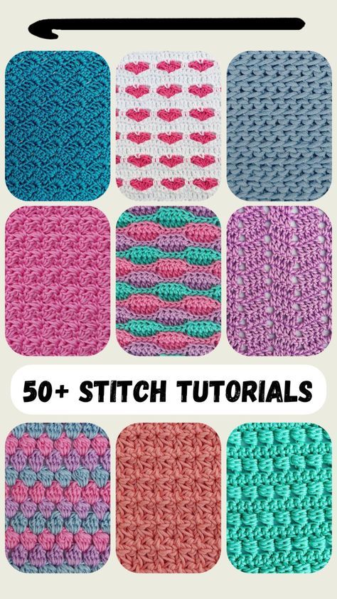 Easy crochet stitches