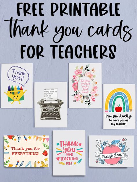 End Of Year Teacher Thank You, Teacher Appreciation Day Cards, Printable Cards For Teachers, Teachers Day Card Template Printable, Teachers Day Card Printables Free, Teacher Thank You Cards Printable Free, Printable Teachers Day Card, Happy Teachers Day Ideas, Printable Thank You Cards For Teachers