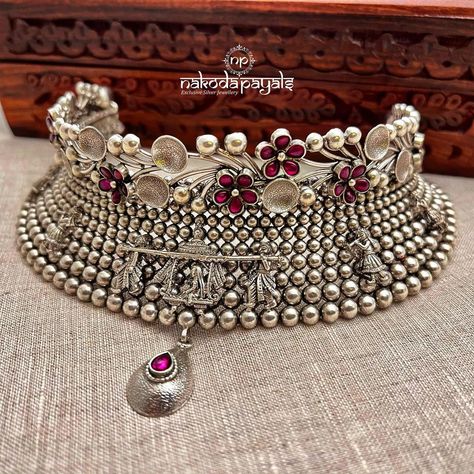 Bridal Silver Jewellery Set, Silver Bridal Jewellery Indian, Antique Silver Jewelry Indian Necklaces, Sliver Jellwery Indian, Silver Jewellery Indian Antique, Antique Silver Jewelry Necklace, Pure Silver Jewellery Indian, Antique Silver Jewelry Indian, Silver Jwellary