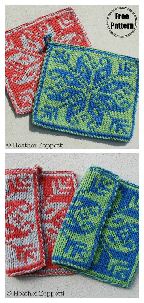 Double Knitting Square Coasters Free Knitting Pattern #freeknittingpattern  #coastersquare  #coasterpattern Corak Krusye, Projek Mengait, Knitted Squares Pattern, Knit Coaster, Double Knitting Patterns, Knitted Blanket Squares, Knitting Squares, Summer Knitting Patterns, Knitting Patterns Free Blanket