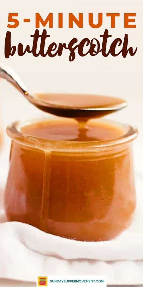 Butterscotch Sauce Recipe, Butterscotch Sauce Recipes, Homemade Butterscotch, Butterscotch Recipes, Butterscotch Syrup, Ice Cream Sauce, Mousse Dolce, Butterscotch Sauce, Caramel Recipes Sauce