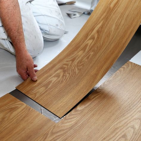 Cheap Flooring Options, Lantai Vinil, Cheap Wood Flooring, Inexpensive Flooring, Remove Paint, Alternative Flooring, Cheap Flooring, Vinyl Floors, Peel And Stick Floor