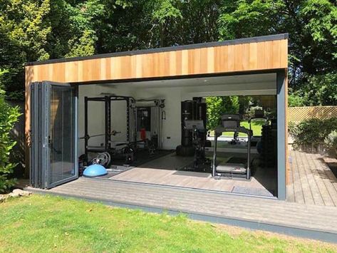 Garden Annexe, Outdoor Home Gym, Gym Shed, Bespoke Garden, Garden Gym, Backyard Gym, Dream Home Gym, House Gym, Home Gym Garage