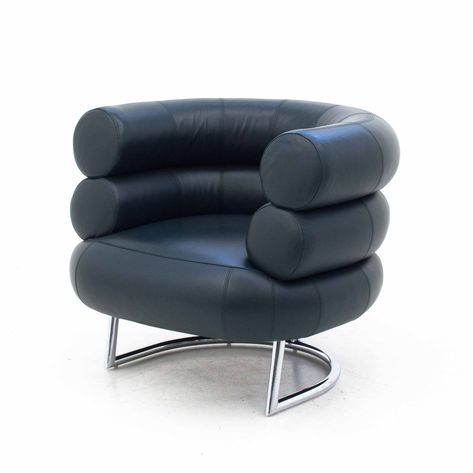 Eileen Gray Bibendum Chair, Bibendum Chair, Chair Reference, Eileen Gray Furniture, Warren Platner Chair, Famous Chairs, Eileen Grey, Art Deco Style Interior, Chair Study