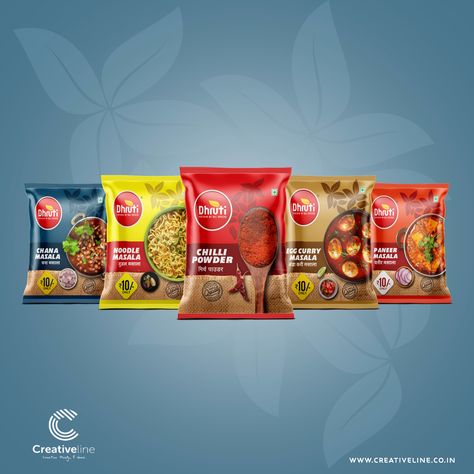 Blended Spices Packaging Design Agnecy In India Creativeline Design agency in ahmedabad Spice Packing Design, Noodles Packaging Design Creative, Fmcg Packaging Design, Spices Packaging Design Creative, Spice Packaging Design Ideas, Pack Design Food, Food Packing Design, Masala Packaging Design, Namkeen Packaging Design