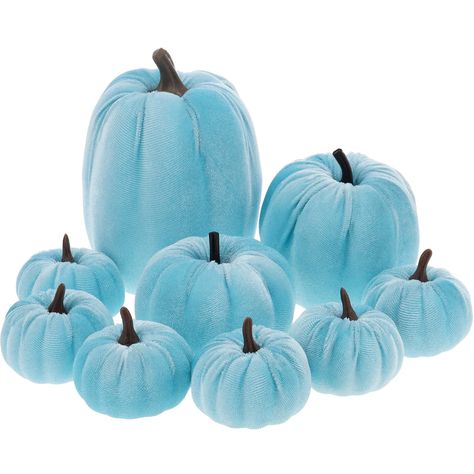 PRICES MAY VARY. [Handmade 9pcs velvet pumpkins]faux velvet assorted pumpkins Set Package contains Set of 9 Assorted Small Velvet Pumpkins Fabric Pumpkins in 8 assorted colors. They are beautiful as set or on their own, or added to your current fall decoration, and you can use them as great fall gifts for special occasions. [Fabric Pumpkin Set Size] Fabric pumpkins are available in 4 sizes. 6pcs are 5.5cm/2.1 inch, 1pcs are 8cm/3.1 inch, 1pcs are 9cm/3.5 inch, and 1pcs are 9.5cm/3.7 inch, velvet Pumpkins Decorating, Modern Halloween Decor, Fall Harvest Decorations, Filled Vases, Pumpkin Wedding, Fall Flower Arrangements, Modern Halloween, Halloween Centerpiece, Faux Pumpkins