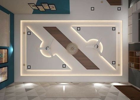 Latest stylish new false ceiling designs 2022 #modernceilingideas Hall Pop Ceiling Design With 2 Fans, Latest Pop Design For Hall, Best False Ceiling Designs, Latest False Ceiling Designs, Pop Design For Hall, Drawing Room Ceiling Design, Simple False Ceiling Design, Gypsum Ceiling Design, Luxury Ceiling Design