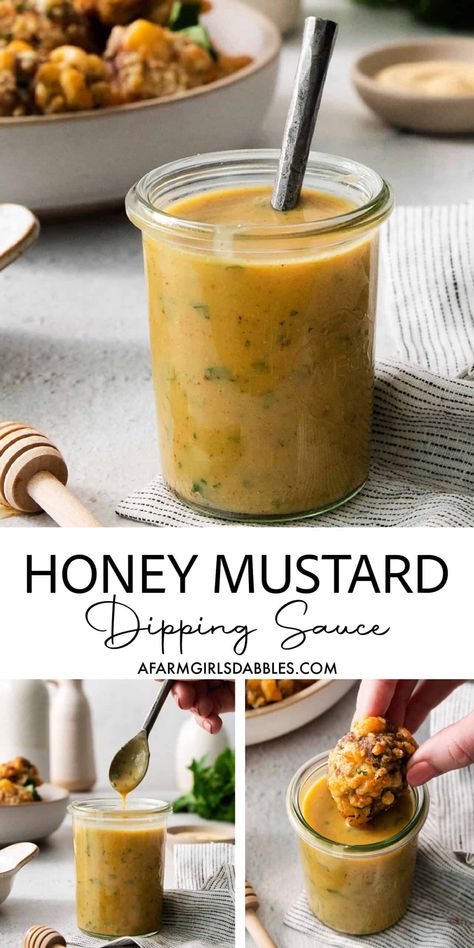 Outback Honey Mustard, Honey Mustard Dipping Sauce Recipe, Honey Mustard Dressing Recipe, Homemade Honey Mustard Dressing, Mustard Dressing Recipe, Honey Mustard Dip, Honey Mustard Recipes, Honey Mustard Dipping Sauce, Homemade Honey Mustard