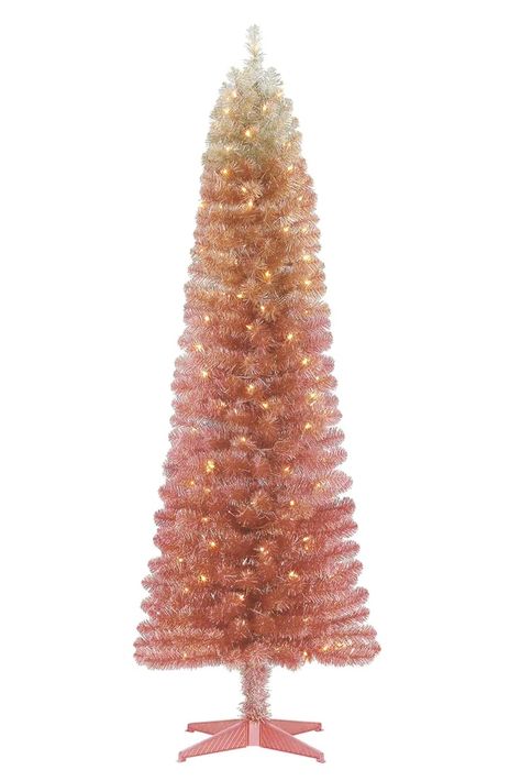 Michaels Is Selling an Ombré Christmas Tree, and We Can't Get Over How Pretty It Is Pink Ombre Christmas Tree, Ombre Christmas Tree, Ombre Fashion, Xmas Lights, Pink Ombre, Get Over It, Christmas Trees, Christmas Holidays, Holiday Season