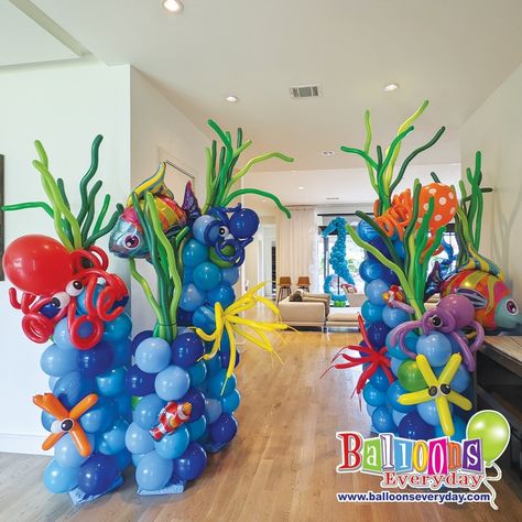 Cool off this summer with an underwater party... ⁠ 🎈⁠ 🎈⁠ 🎈⁠ #balloonseveryday #balloondelivery #balloons #balloondecor #balloondecorations… | Instagram