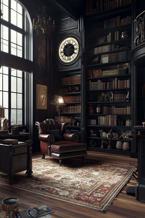 13 Victorian Living Room Designs to Transport You Back in Time – DreamyHomeStyle Maximalist Decor Victorian, Townhouse Interior Aesthetic, Victorian Era Room Aesthetic, Victoria House Interior, Victorian Game Room, Dark Victorian Homes Interior, Gothic Interior Aesthetic, 1800s Victorian Home, Victorian Minimalist Interior