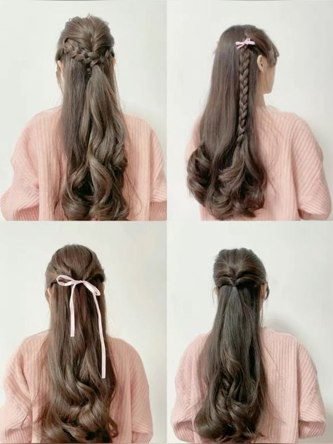 Braids School Hairstyles, Simple College Hairstyles, Hairstyles Easy Short Hair, College Hairstyles For Long Hair, College Hairstyles Easy, School Hairstyles Easy For Kids, Braids School, College Hairstyles, Haircuts For Long Hair With Layers