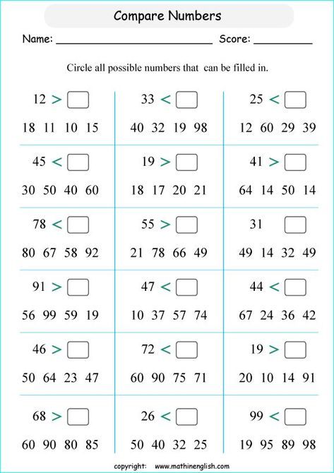 Greater Than Less Than Crocodiles C5B Math Worksheet Class 1st, Class First Maths Worksheet, Math Worksheet For Ukg Students, Class Two Math Worksheet, Math Class 2 Worksheet, Math Worksheets For Grade 2 Free Printable, 3grade Math Worksheets, Class 1 Math Worksheets, Math For Class 1