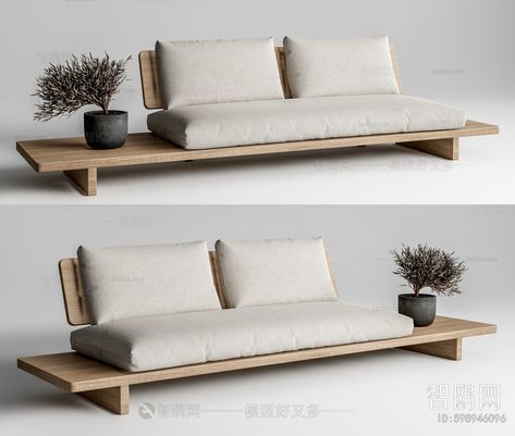 Japanese Style Wabisabi Style A Sofa For Two 3D Model Download - Model ID.598946096 | 1miba Disassembled Furniture, Japanese Couch, Japan Sofa, Zen Sofa, Japandi Sofa, Lighting Bathroom Vanity, Japanese Furniture Design, Japanese Sofa, Wabi Sabi House