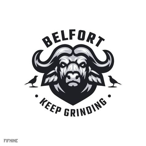 Buffalo Logo, Birds Logo, Cape Buffalo, Logo With A, Esports Logo, Bull Logo, Farm Logo, Bird Logos, Bold Logo