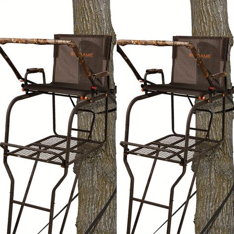 Faster shipping. Better service Ladder Tree Stands, Ladder Tree, Big Game Hunter, Nut And Bolt Storage, Ladder Stands, Outdoor Trees, Safety Harness, Best Boats, Hunting Equipment