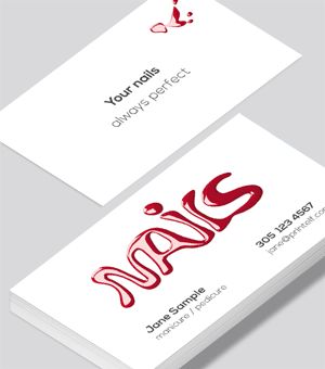 Personal Business Card Design Creative, Creative Buissnes Card, Glossy Business Card, Beauty Card Design, Product Design Business Card, Nails Cards Business, Make Up Business Cards, Nail Cards Business Design, Nail Technician Business Cards