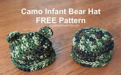 Advanced Crochet, Soft Toy Patterns, Creative Crochet, Easy Crochet Projects, Camo Baby Stuff, Crochet Hook Set, Bear Hat, Doll Ideas, Crochet Lovers