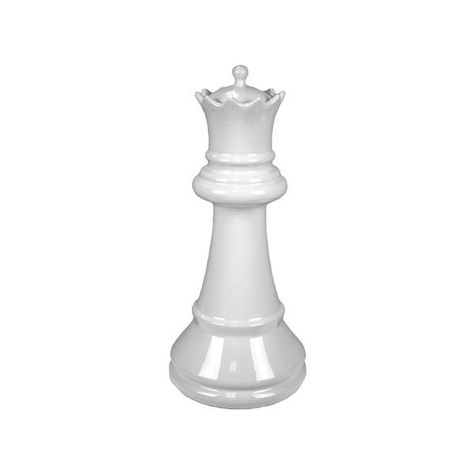 Queen Chess, Queen Chess Piece, Chess Queen, Home White, Chess Game, White Home Decor, Chess Pieces, Home Decor Accessories, Chess