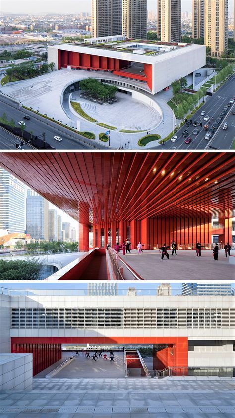 Architecture Design Exterior, China Building, Culture Center, Architectural Orders, Contemporary Building, Cultural Architecture, Education Architecture, Commercial Architecture, Design Exterior