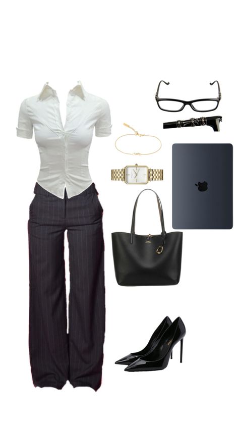 Casual Woman Outfit, Sixth Form Outfits, Cute Professional Outfits, Looks Pinterest, Woman Outfit, Uni Outfits, Stylish Work Attire, Corporate Outfits, Business Casual Outfits For Work