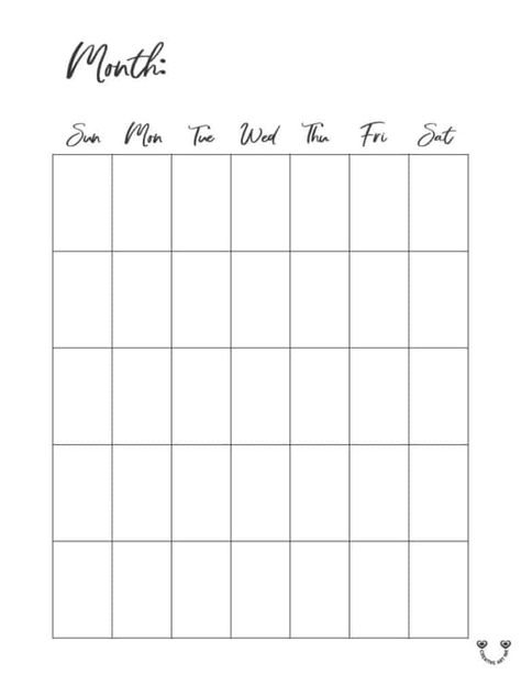 Blank Calendars - 26 Free Printables | Creativeartink Free Printable Calendar 2024, Blank Monthly Calendar Printable Free, Blank Calendar Printable, Free Blank Calendar, Tuk Shoes, Free Monthly Calendar, Large Calendar, Vertical Calendar, Free Printable Calendar Templates