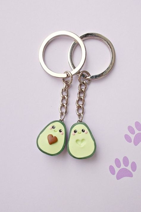 Diy Keychain From Clay, Clay Ideas For Girlfriend, Clay Keychain For Boyfriend, Cute Clay Gifts For Boyfriend, Clay Gift Ideas For Boyfriend, Clay Art For Boyfriend, Clay Crafts For Boyfriend, Clay Ideas For Boyfriend, Preppy Keychains