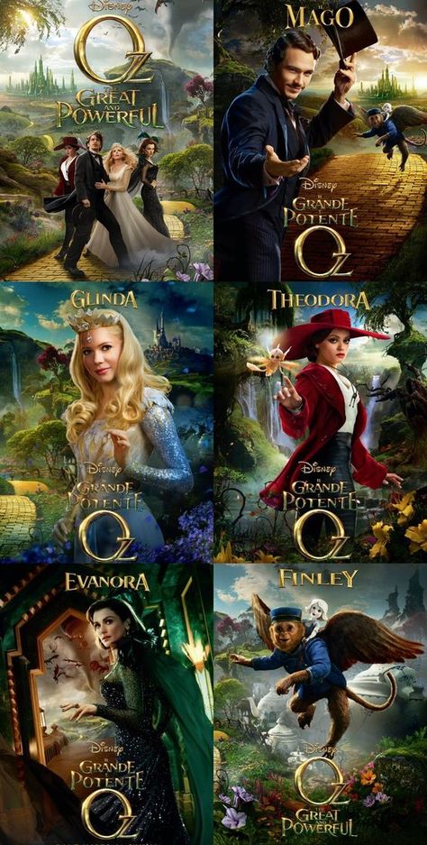 The Great And Powerful Oz, Film Fantasy Movie, Film Action Movie, Oz Great And Powerful, Rekomen Film, Hollywood Movie Poster, Rekomendasi Film, Best Teen Movies, Disney Movies List