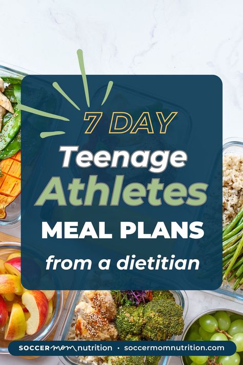 Teenage athletes live busy lives, often balancing school, training and social activities. Having ideas for a meal plan for a teenage athlete can help you maintain a consistent and nutritious diet.This is crucial for your energy levels, growth and overall well-being. Athletic Lunch Ideas, Diet Plan For Athletes, Football Diet Plan, Post Practice Meal, Athletic Diet Plan, Sports Diet Plan, Basketball Diet Plan, High School Football Meal Plan, Healthy Meal Prep For Athletes