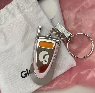 Brand New GLOSSIER LA Keychain FlipPhone StoreExclusive Only/Will Ship Worldwide  | eBay Car Keychain Accessories, Glossier Flip Phone Keychain, Car Key Keychain, Carabeaner Keychain, Glossier Merch, Glossier Keychain, Perfume Keychain, Supreme Keychain, Trending Gifts For Women