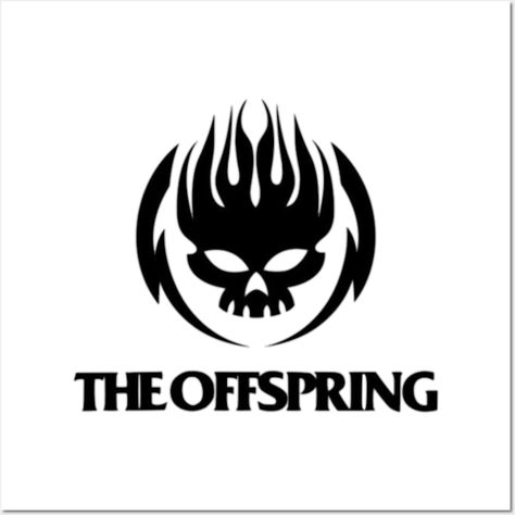 The Offspring Design tahirt merch -- Choose from our vast selection of art prints and posters to match with your desired size to make the perfect print or poster. Pick your favorite: Movies, TV Shows, Art, and so much more! Available in mini, small, medium, large, and extra-large depending on the design. For men, women, and children. Perfect for decoration. Offspring Tattoo, Rockband Logos, Iconic Groups, Patches Design, Band Logo Design, Skateboarding Art, Metal Band Logos, Rock Band Logos, Metal Font