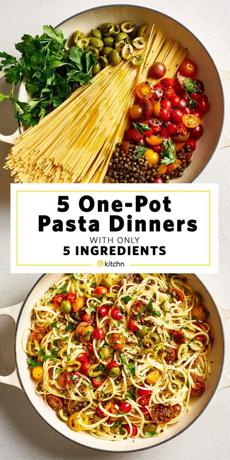 Healthy Stew, Healthy One Pot Meals, One Pot Pasta Recipes, Pasta Dinners, One Pot Pasta, Krispy Kreme, Evening Meals, Noodle Recipes, Easy Pasta