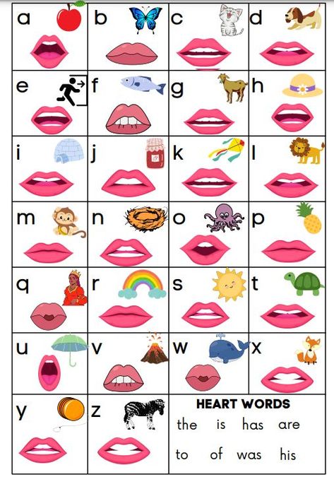 Phonetic Sounds Chart, Alphabet Phonics Sounds Chart, Sound Chart, Phonics Sounds Chart, Speech Therapy Posters, Phonetic Sounds, Letter Sound Activities, Speech Therapy Tools, Phonics Chart