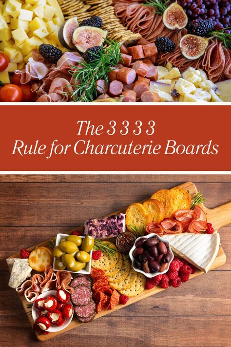 What is the 3 3 3 3 rule for Charcuterie Board Design? - Amazing Charcuterie Boards Sophisticated Appetizers For Party, Charcuterie Board Tips, Charcuterie Board Spreads, Charcuterie Board Design, Simple Charcuterie Board, Unique Charcuterie, Perfect Charcuterie Board, Charcuterie Board Meats, Charcuterie Appetizers