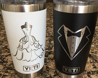 Wedding Tumblers Personalized, Bride And Groom Tumbler Ideas, Wedding Sublimation Ideas, Bride And Groom Tumblers, Wedding Tumblers Ideas, Engraved Tumbler Ideas, Bride And Groom Cups, Ideas Casamiento, Groom Suite