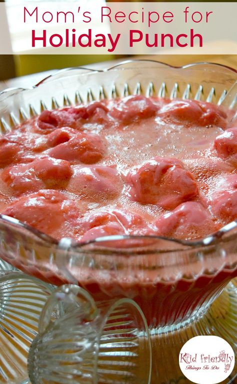 Punch With Sherbet, Raspberry Sherbert Punch, Cranberry Holiday Punch, Lime Sherbert Punch, Raspberry Sherbet Punch, Homemade Punch, Lime Sherbet Punch, Raspberry Sherbert, Punch Recipes For Kids