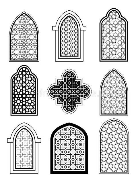 Dekorasi Maroko, Types Of Windows, Mosque Design Islamic Architecture, Architecture Set, Mosque Design, Mosque Architecture, Islamic Patterns, Arabic Pattern, Santiago Calatrava