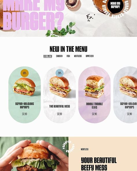 Career Change: One Student's Jourrney From Banking to Graphic Design - Shillington Design Blog Food Website Design, 블로그 디자인, Ui Ux 디자인, Best Website Design, Banner Web, Creative Website Design, Restaurant Website, Webpage Design, Website Design Layout