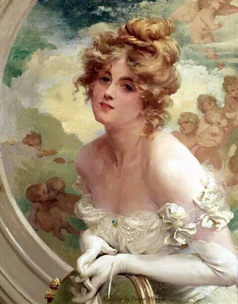 Victorian Lady Victorian Paintings, Woman In White, Rennaissance Art, Tableau Art, Classic Paintings, Arte Sketchbook, Victorian Art, Historical Art, Old Paintings