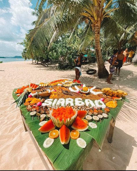 Philippines Food Photography, Siargao Island Aesthetic, Boracay Food, Siargao Aesthetic Photography, Palawan Beach Philippines, Oslob Cebu, Travel Restaurant, Beach Photo Inspiration, Siargao Island