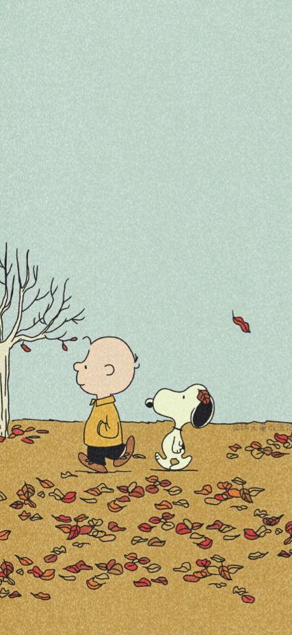 Snoopy Fall Wallpaper, Snoopy Fall, Fall Wallpaper, Halloween Wallpaper, Fall Leaves, In The Fall, Charlie Brown, The Fall, Snoopy