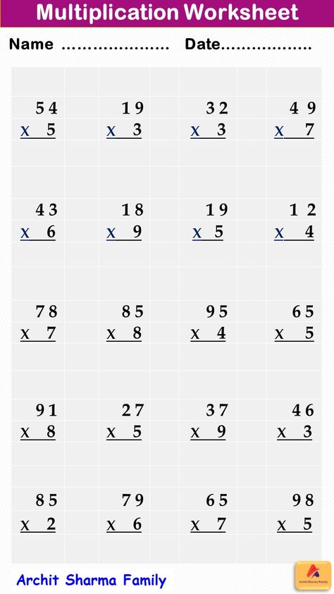 Multiplication Worksheet Maths Worksheet For Class 2 Multiplication, 3 Multiplication Worksheets, Grade 2 Math Worksheets Multiplication, Grade 3 Mathematics Worksheets, Maths Multiplication Worksheets, Simple Multiplication Worksheets, Multiplication Worksheets For Grade 2, Multiplication Worksheets 3rd Grade, Multiplication Worksheets 3rd