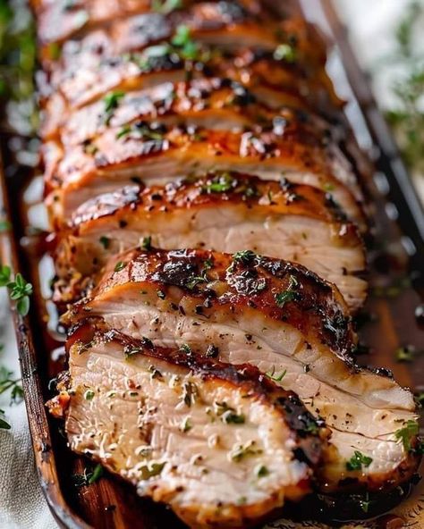 Balsamic Glazed Pork Loin, Crock Pot Pork Loin, Instant Pot Pork Tenderloin Recipe, Glazed Pork Loin, Crockpot Pork Loin, Summer Potluck, Balsamic Pork, Glazed Pork, Pork Loin Recipes