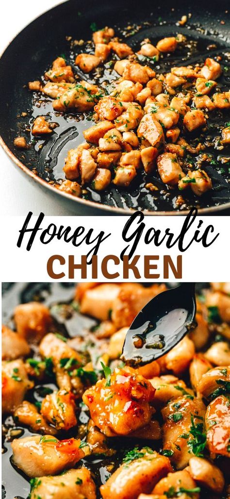 Honey Garlic Chicken Recipes, Chicken With Garlic Sauce, Honey Chicken Recipe, Chicken With Garlic, Minute Chicken, Garlic Chicken Recipe, Chicken Garlic, Asian Chicken Recipes, Garlic Chicken Recipes