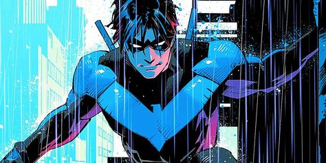 Nightwing Wallpaper, Art Dc Comics, Nightwing And Batgirl, الفن الرقمي, Teen Titan, Hero Time, Univers Dc, Arte Dc Comics, 다크 판타지