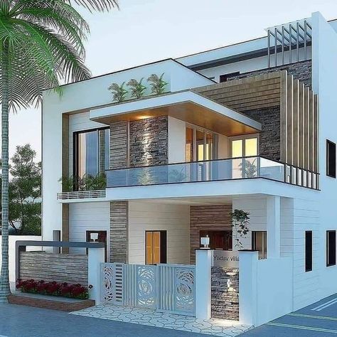 Normal House, Small House Elevation, Small House Front Design, House Balcony Design, Two Story House, Modern Small House Design, Small House Design Exterior, Small House Elevation Design, House Design Exterior