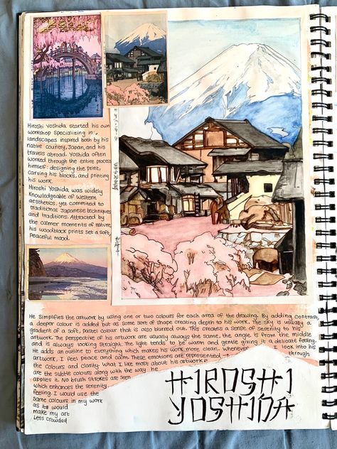 Gcse Art Sketchbook Introduction Page, Ruth Allen Artist Research, Gcse Art Thumbnail Sketches, Art History Sketchbook Ideas, Artist Information Page Gcse, Gcse Art Sketchbook Development, Gcse Art Sketchbook Buildings, Architecture Artists A Level, Art Sketchbook Pages Gcse