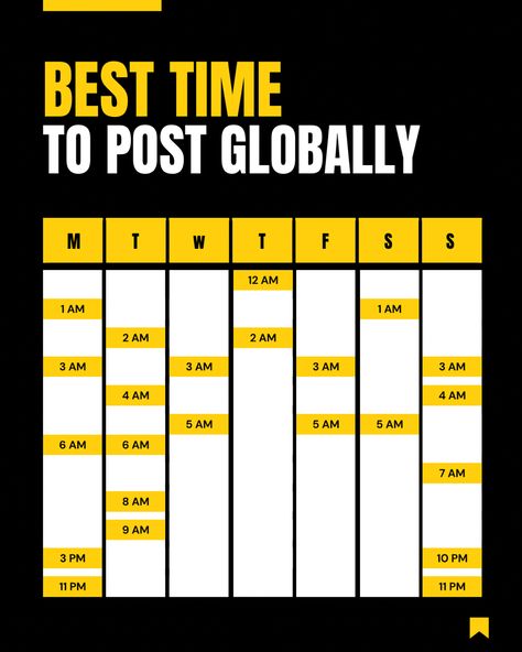 Instagram best times to schedule Instagram post globally Instagram Posting Times, Time To Post On Instagram, Posting Schedule, To Post On Instagram, Social Media Landscape, Instagram Insights, Times Of The Day, Best Time To Post, Social Media Strategist