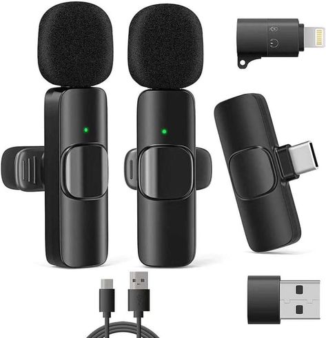 1 Drag 2 Clip-on Small Portable Lapel Lavalier Wireless Microphone For Podcast Recording - Buy Wireless Microphone,Wireless Lavalier Microphone,Karaoke Microphone Product on Alibaba.com Phone Microphone, Android Laptop, Ipad Laptop, Mini Laptop, Lavalier Microphone, Wireless Microphone, Pc Portable, Video Recording, Noise Reduction